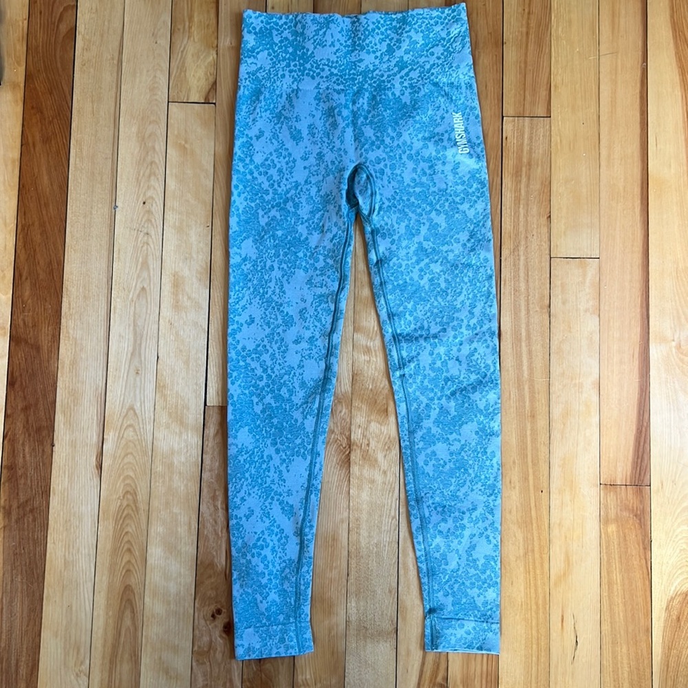 Gymshark Adapt Animal Seamless Leggings - Light Green | XS